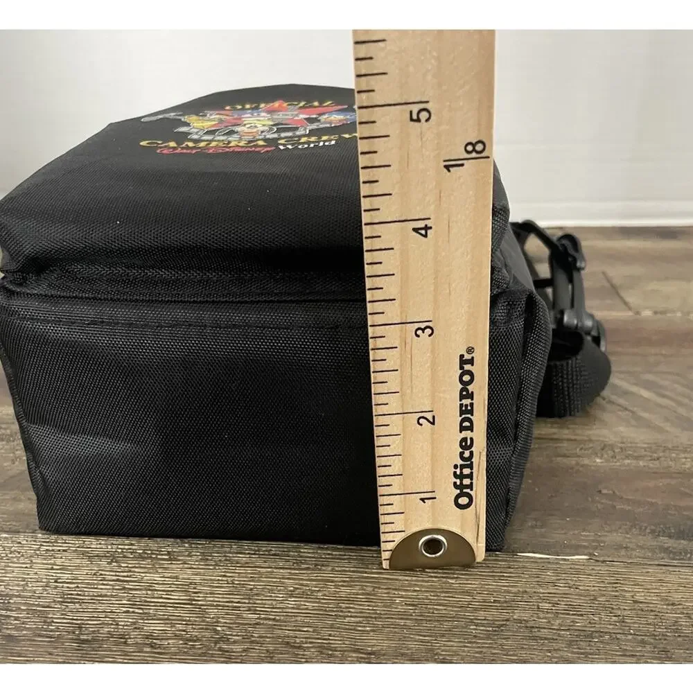 Vintage Walt Disney World Camera Crew Bag/Case w Strap 2 Pocket Mickey Mouse WDW